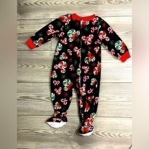 DISNEY MICKEY BABY FLEECE SLEEPERS CHRISTMAS HOLIDAY Size 18 months